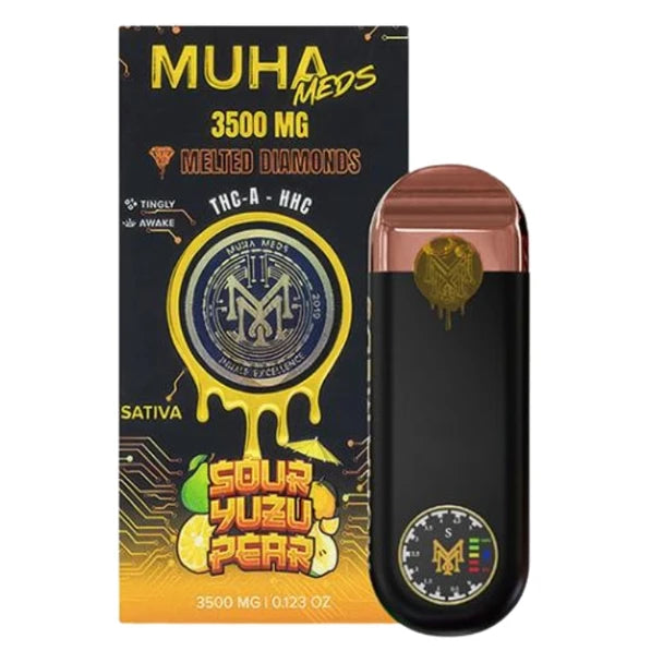 MUHA MEDS - MELTED DIAMONDS THCA DISPOSABLE - 3.5G  DR.SMOKE