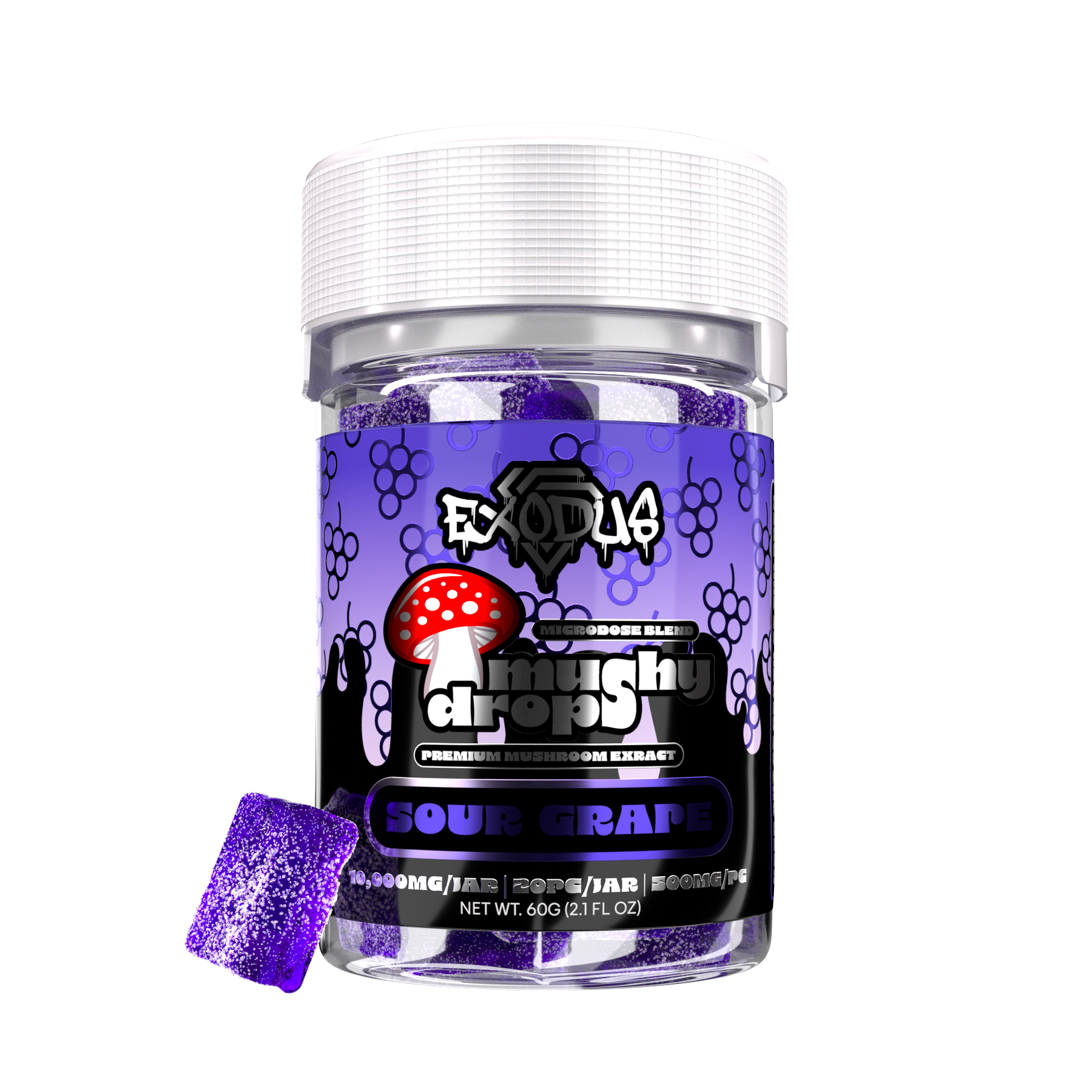EXODUS: MUSHY DROPS - MUSHROOM GUMMIES - 20CT – DR.SMOKE