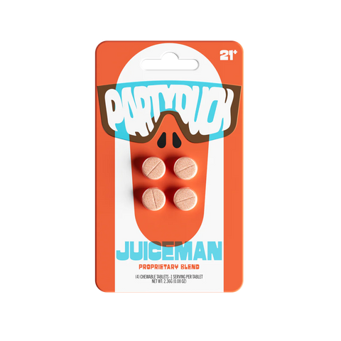 PARTYDUCK: DUCK'D PROPRIETARY BLEND CHEWABLE TABLETS - 4CT