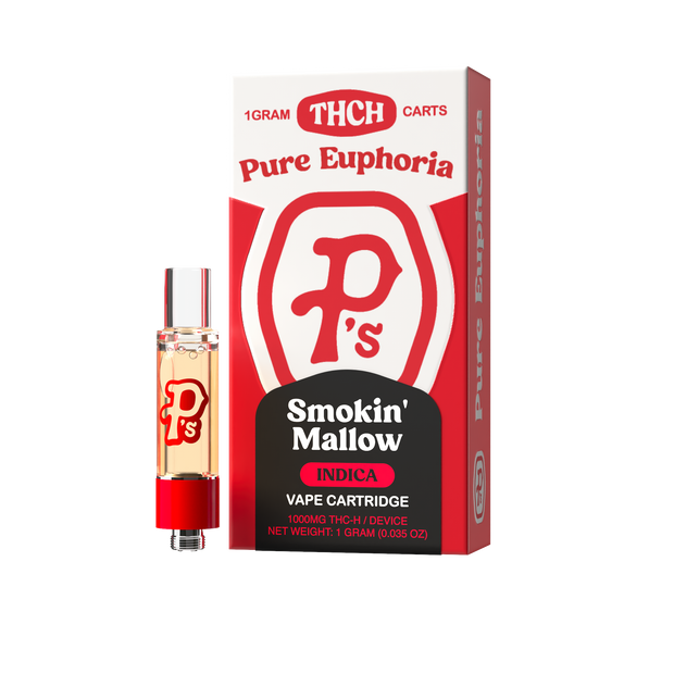 PUSHIN P'S: PURE EUPHORIA THCH VAPE CARTRIDGE - 1G