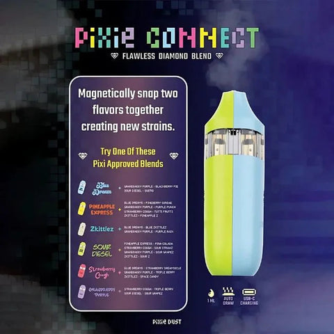 PIXIE PODS: PIXIE CONNECT FLAWLESS DIAMOND DISPOSABLE - 1G