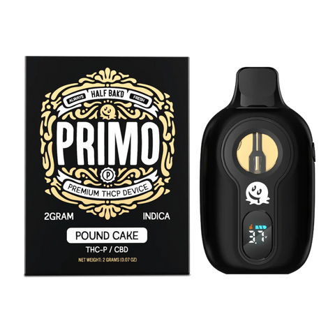 HALF BAK'D: PRIMO THC-P DISPOSABLE - 2G