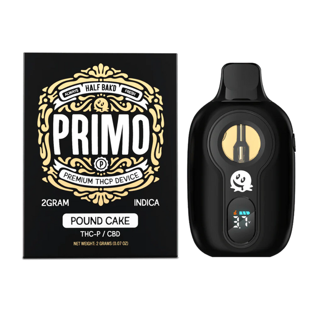 HALF BAK'D: PRIMO THC-P DISPOSABLE - 2G