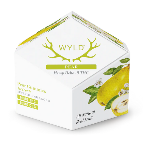 WYLD: PEAR REFRESH GUMMIES - 100MG