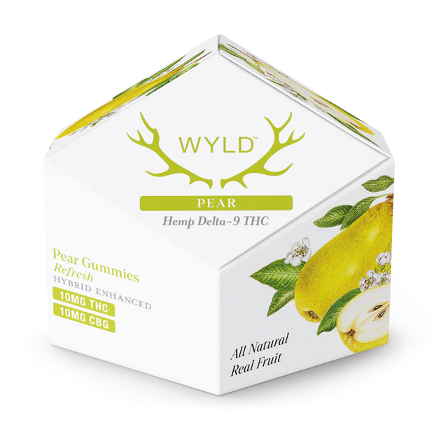 WYLD: PEAR REFRESH GUMMIES - 100MG