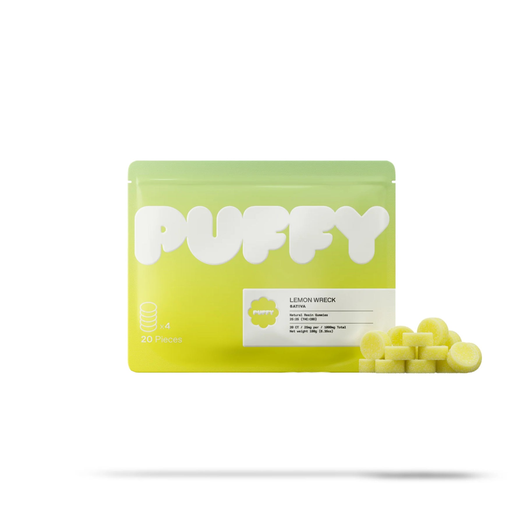 PUFFY - NATURAL RESIN THC:CBD GUMMIES - 1000MG DR.SMOKE PUFFY - NATURAL RESIN THC:CBD GUMMIES - 1000MG DR.SMOKE