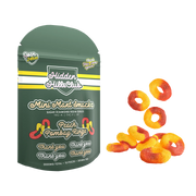 HIDDEN HILLS: PEACH POMBAY RINGS - MINI MART THC EDIBLES - 3000MG