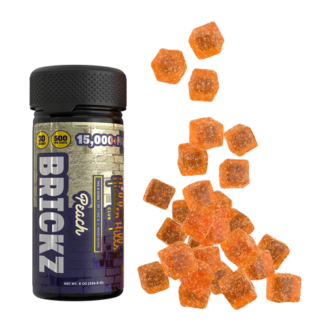 HIDDEN HILLS: HEADY BLEND BRICKZ GUMMIES - 15000MG