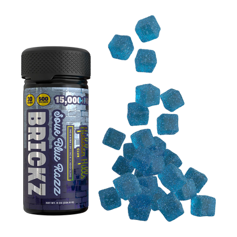 HIDDEN HILLS: HEADY BLEND BRICKZ GUMMIES - 15000MG