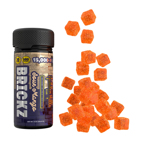 HIDDEN HILLS: HEADY BLEND BRICKZ GUMMIES - 15000MG