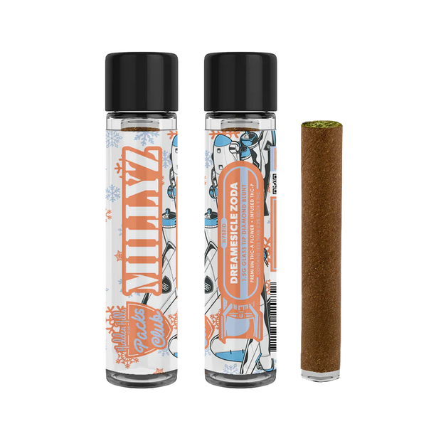 HIDDEN HILLS: MILLYZ GLASS TIP DIAMOND BLUNT - 1.5G