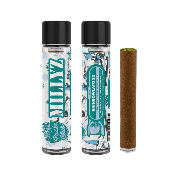 HIDDEN HILLS: MILLYZ GLASS TIP DIAMOND BLUNT - 1.5G