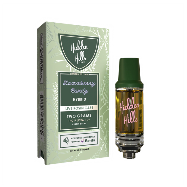 HIDDEN HILLS: LIVE ROSIN BUSSIN BLEND CARTRIDGE - 2G