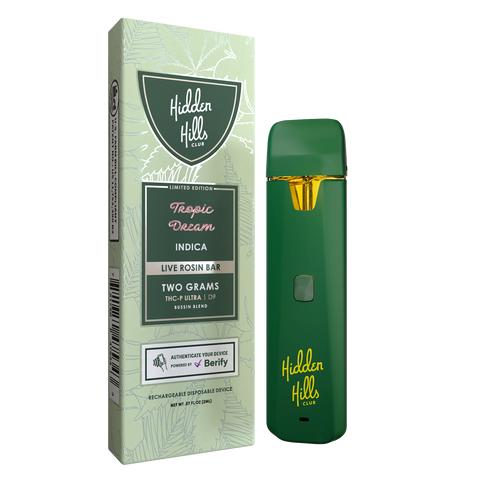 HIDDEN HILLS: LIVE ROSIN BUSSIN BLEND BAR - 2G