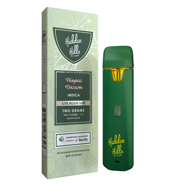 HIDDEN HILLS: LIVE ROSIN BUSSIN BLEND BAR - 2G