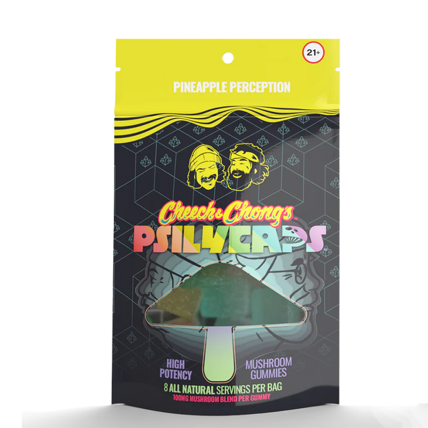 CHEECH & CHONG: PSILYCAPS MUSHROOM GUMMIES - 8CT