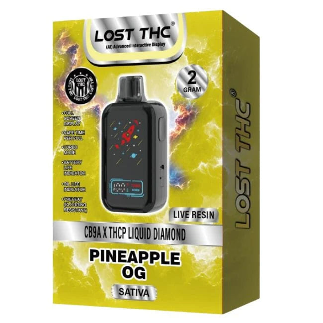 LOST THC: ADVANCED INTERACTIVE DISPLAY THCP DISPOSABLE - 2G DR.SMOKE LOST THC: ADVANCED INTERACTIVE DISPLAY THCP DISPOSABLE - 2G DR.SMOKE