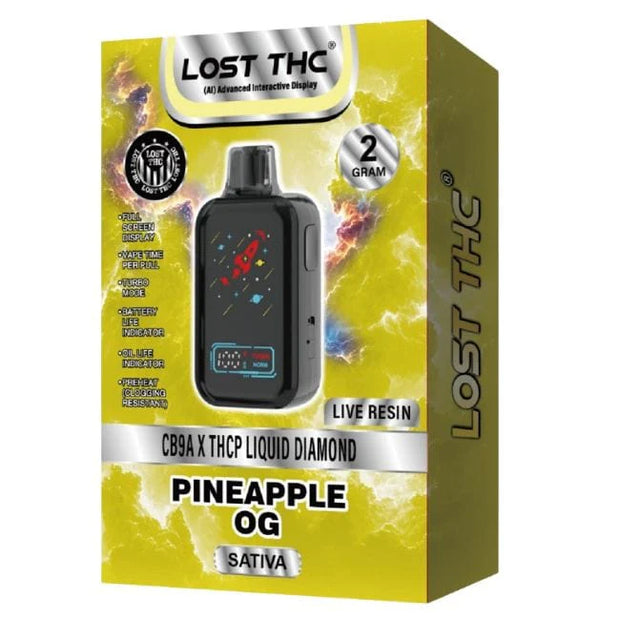 LOST THC: ADVANCED INTERACTIVE DISPLAY THCP DISPOSABLE - 2G