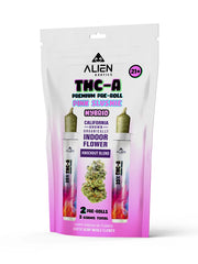 ALIEN EXOTICS: KNOCKOUT BLEND THCA PRE-ROLLS - 2CT