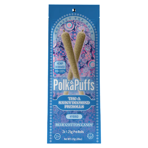 POLKADOT: POLKA PUFF THCA PREROLLS - 2.5G