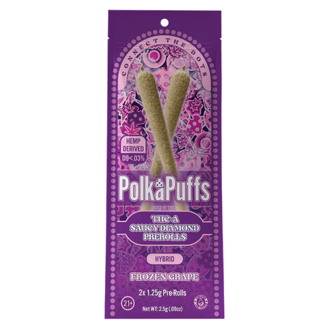 POLKADOT: POLKA PUFF THCA PREROLLS - 2.5G