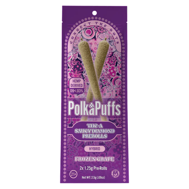 POLKADOT: POLKA PUFF THCA PREROLLS - 2.5G