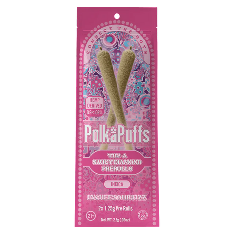 POLKADOT: POLKA PUFF THCA PREROLLS - 2.5G