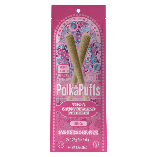 POLKADOT: POLKA PUFF THCA PREROLLS - 2.5G