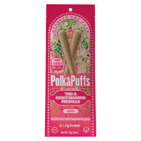 POLKADOT: POLKA PUFF THCA PREROLLS - 2.5G