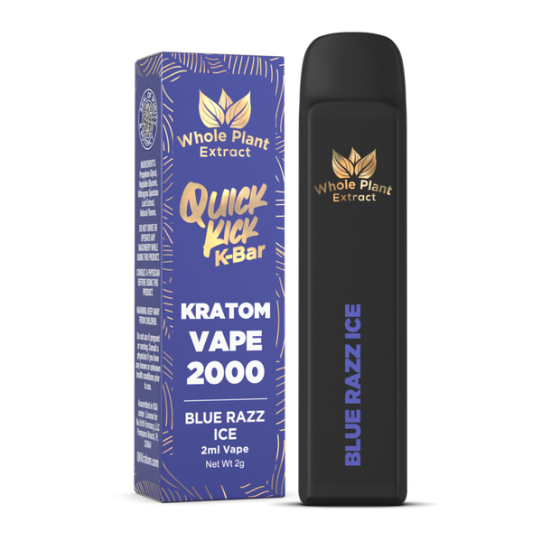 WHOLE PLANT EXTRACT: KRATOM VAPE - 2OOOMG