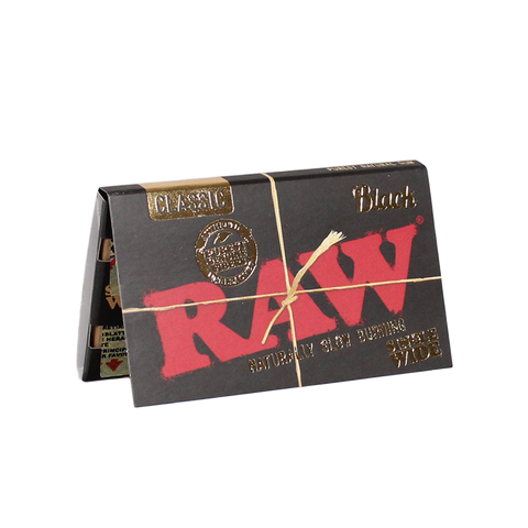 RAW: CLASSIC BLACK SINGLE WIDE PAPERS