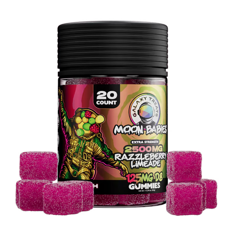 GALAXY TREATS: MOON BABIES HIGH POTENCY DELTA 8 THC GUMMIES - 2500MG