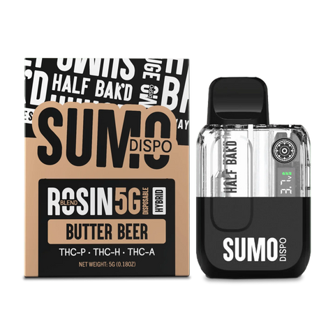 HALF BAK'D: SUMO BLEND LIVE ROSIN DISPOSABLE - 5G