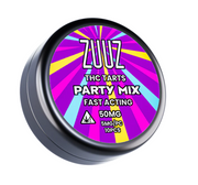 ZUUZ: FAST ACTING PARTY MIX THC SWEET TARTS - 50MG D9-THC (SUGAR FREE)