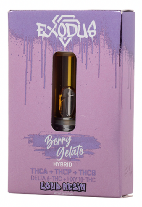 EXODUS: ZOOTED LOUD RESIN THC CARTRIDGE - 2 GRAMS