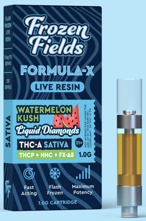 FROZEN FIELDS: FORMULA-X LIVE RESIN CARTRIDGE - 1G