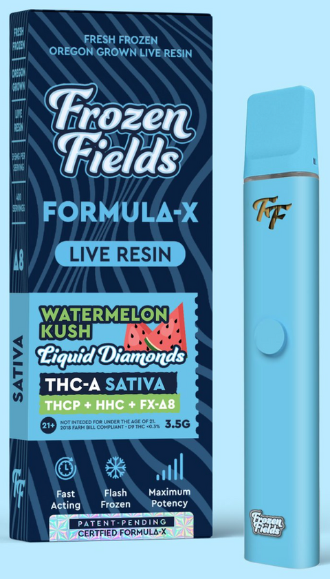 FROZEN FIELDS: FORMULA-X LIVE RESIN DISPOSABLE - 3.5G