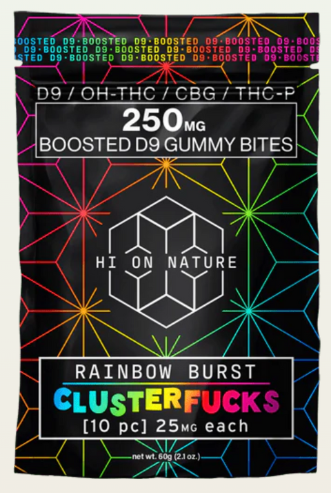 HI ON NATURE: BOOSTED D9 GUMMIES - 250MG