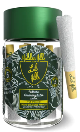 HIDDEN HILLS: VVS BLEND - DIAMOND LIVE RESIN PREROLLS - 5CT