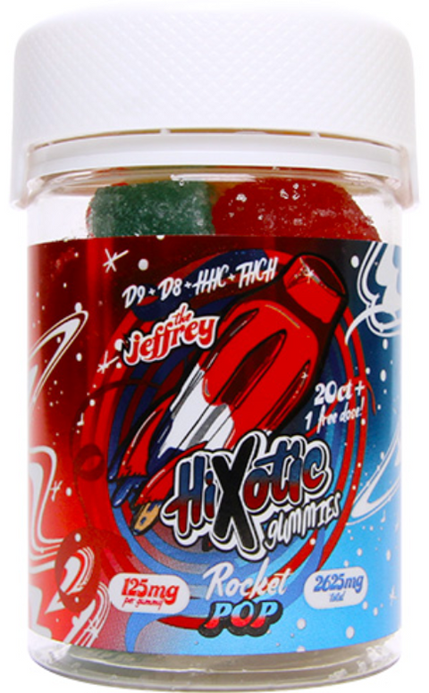 HIXOTIC: THE JEFFREY ROCKET POP GUMMIES - 2625MG