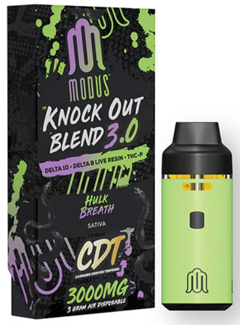 MODUS: KNOCK OUT BLEND 3.0 DISPOSABLE - 3000MG