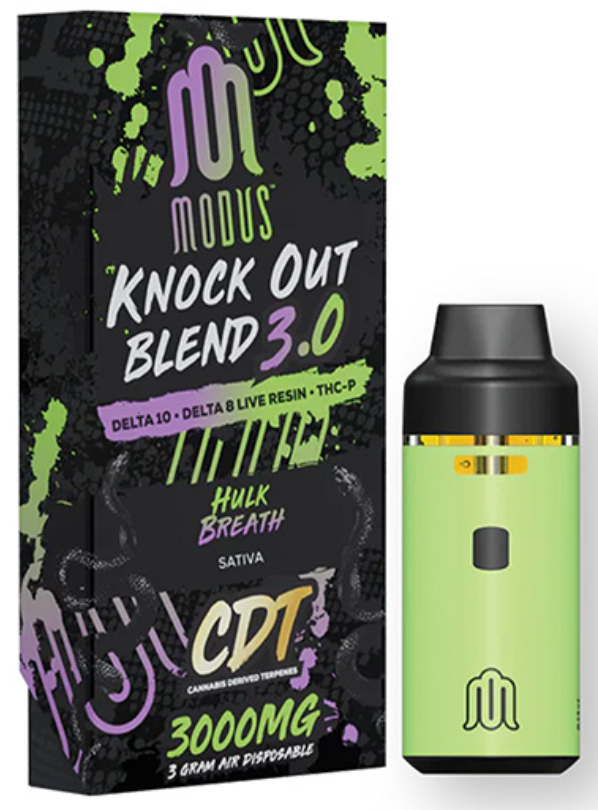 MODUS: KNOCK OUT BLEND 3.0 DISPOSABLE - 3000MG