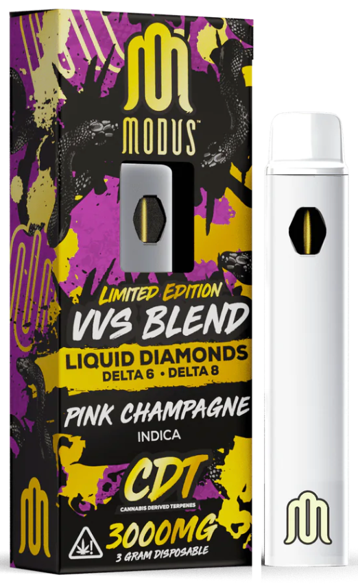 MODUS: VVS BLEND LIQUID DIAMOND THC DISPOSABLE - 3G