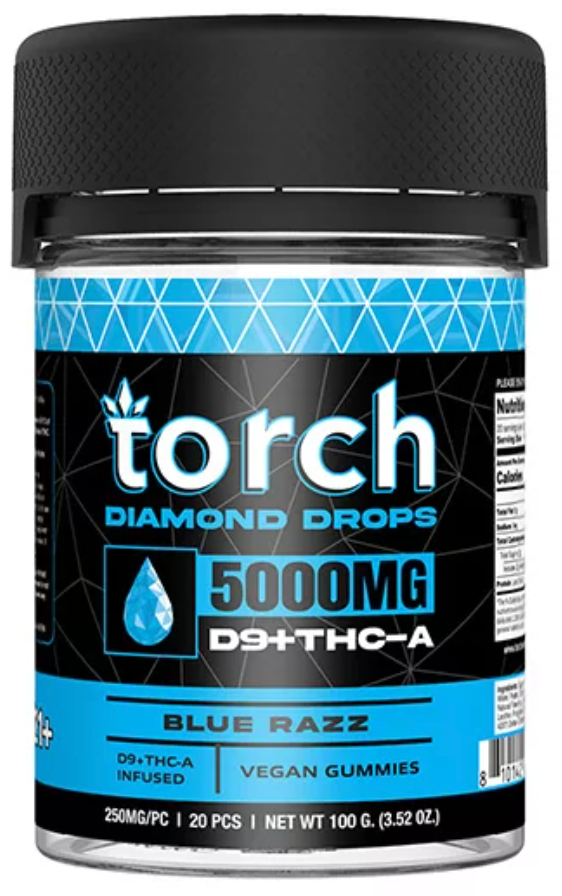 TORCH: DIAMOND DRIP BLEND THCA GUMMIES - 5000MG