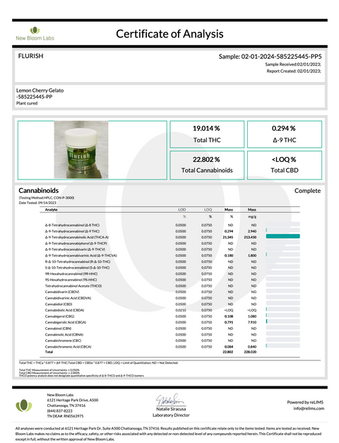 FLURISH: THCA FLOWER - 3.5G