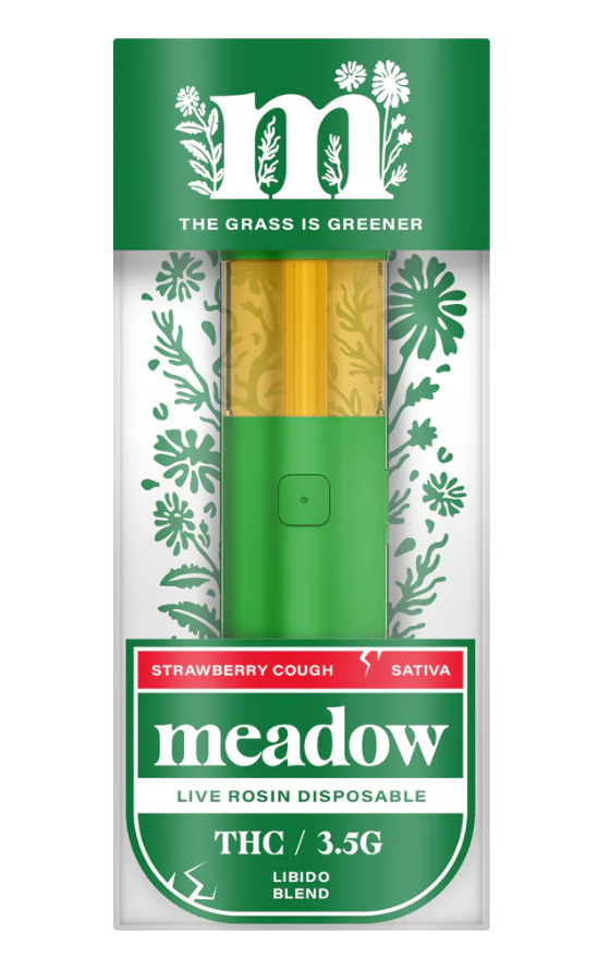 MEADOW - STRAWBERRY COUGH LIBIDO BLEND DISPOSABLE - 3.5G – DR.SMOKE