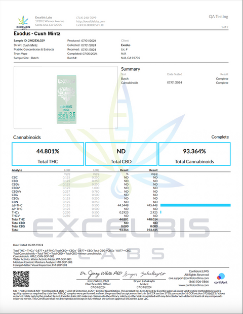 EXODUS: DIAMOND SAUCE THCA + THCP DISPOABLE - 3.5G