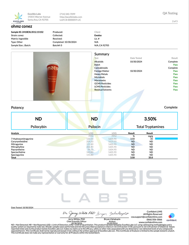 OHMZ CONEZ: SUPERIOR KRATOM ALKALOID STRAWBERRY CONEZ - 2CT & SINGLES