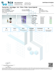 TWENTY ONE: THCA + THCP LIQUID DIAMOND CARTRIDGE - 1G