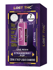 LOST THC: CB9A X THCP LIQUID DIAMOND DISPOSABLE - 7G